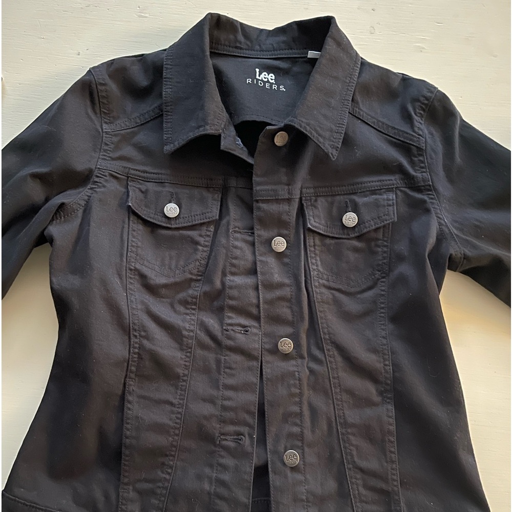 NWOT black jean jacket Lee Riders